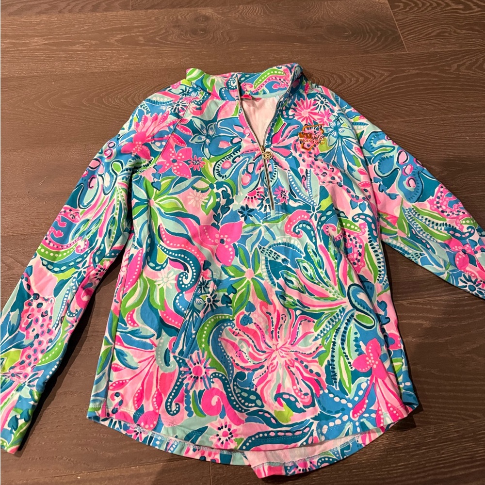 Lilly Pulitzer X Waste Management Quarter Zip